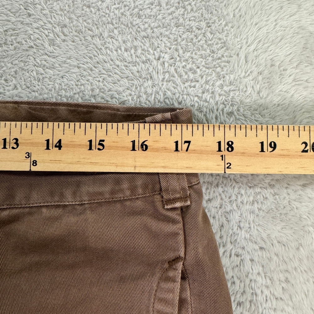 VINTAGE Polo Ralph Lauren Mens 34x30 Slim Straight Fit Chino Pants Brown Work - Picture 10 of 12
